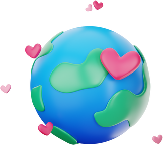 Love Earth 3D Icon